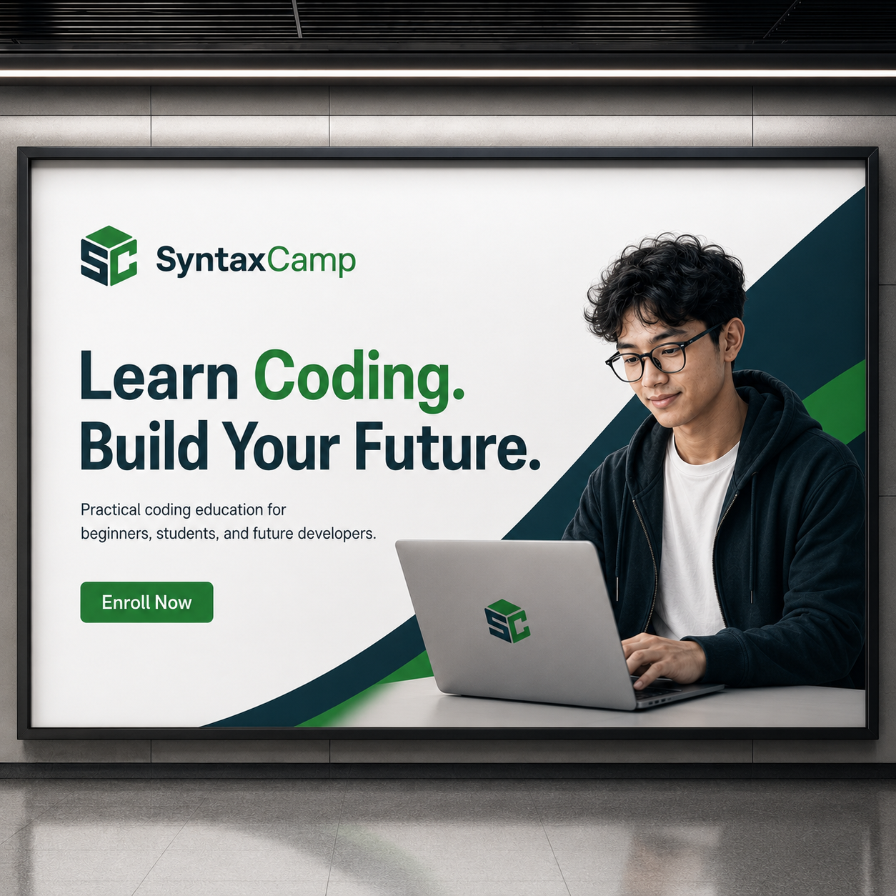 Syntax Camp brand identity project preview